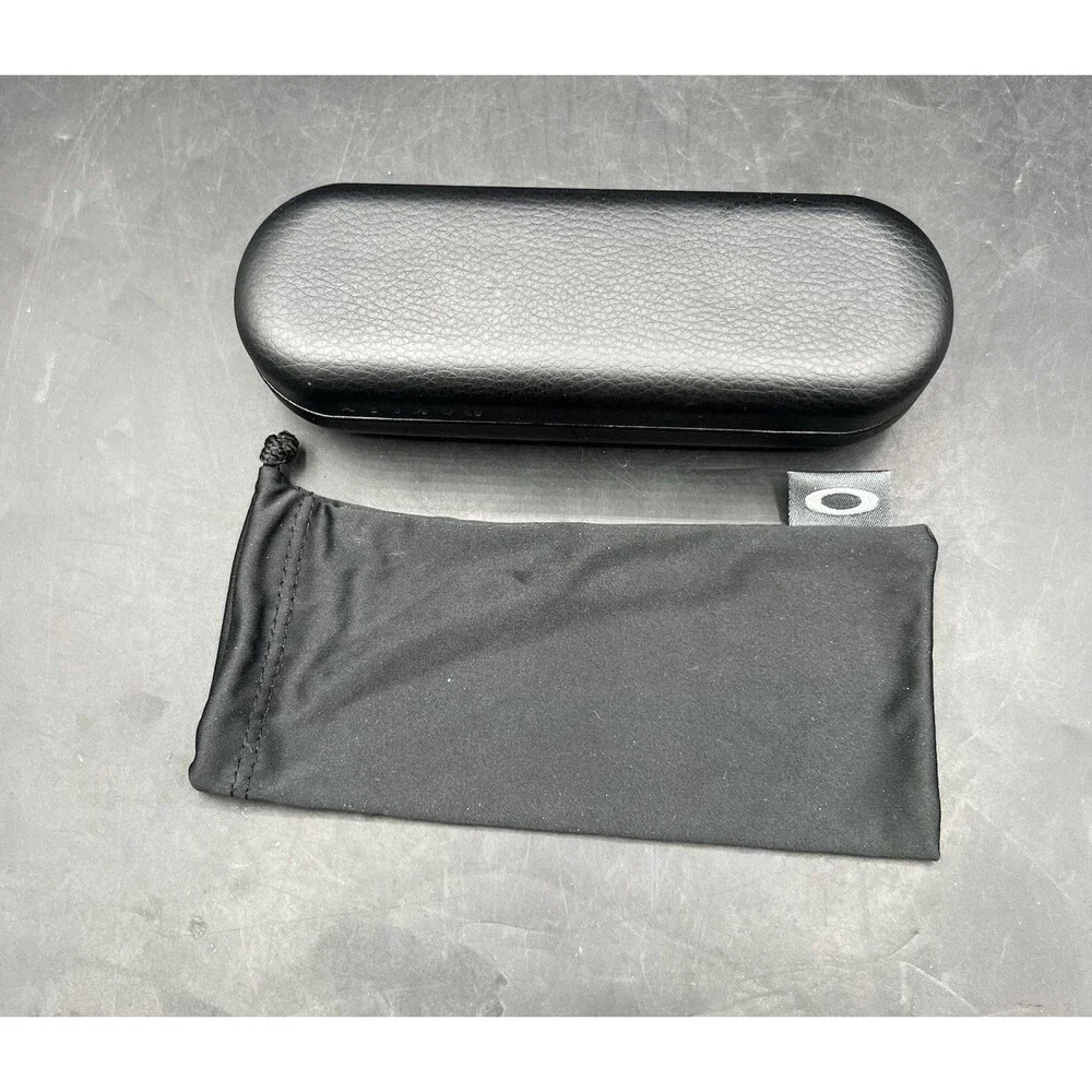Oakley Black Hard Clamshell Sunglasses Case HDO Microclear Bag Eyeglasses